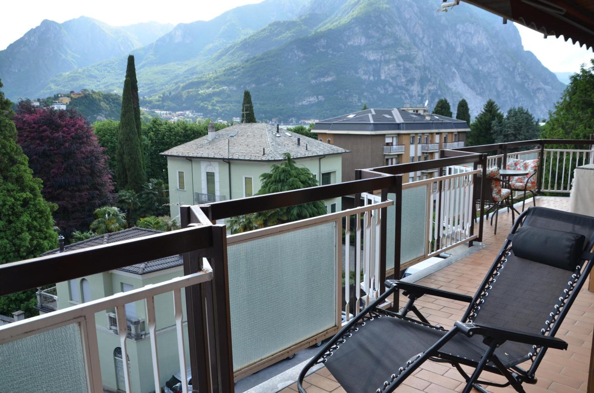 Big Romantic Lake View & Terrace Appartement Lecco Buitenkant foto